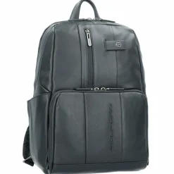 Piquadro Lederrucksäcke|Business-Rucksäcke<Urban Rucksack Leder 39 cm Laptopfach black