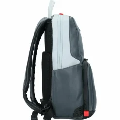 Discount Piquadro Urban Rucksack RFID Leder 39 cm Laptopfach grey black