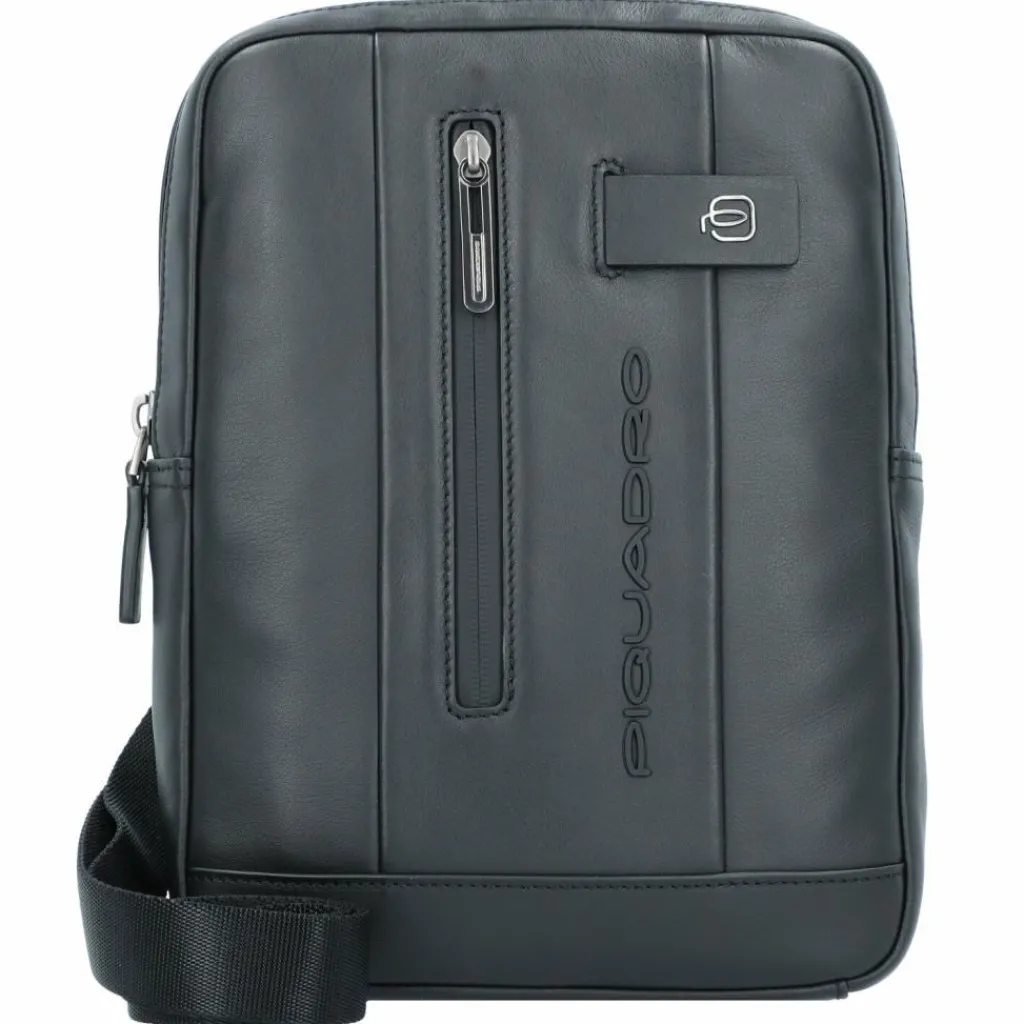 Discount Piquadro Urban Umhängetasche Leder 21 cm black