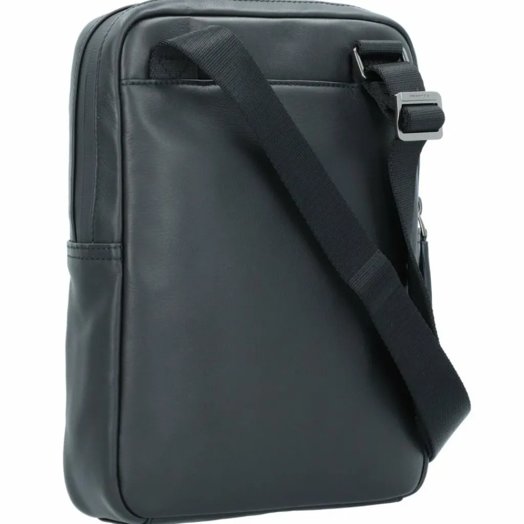 Discount Piquadro Urban Umhängetasche Leder 21 cm black