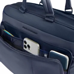 Piquadro Laptoptaschen|Aktentaschen<Wollem Aktentasche 30 cm Laptopfach blue