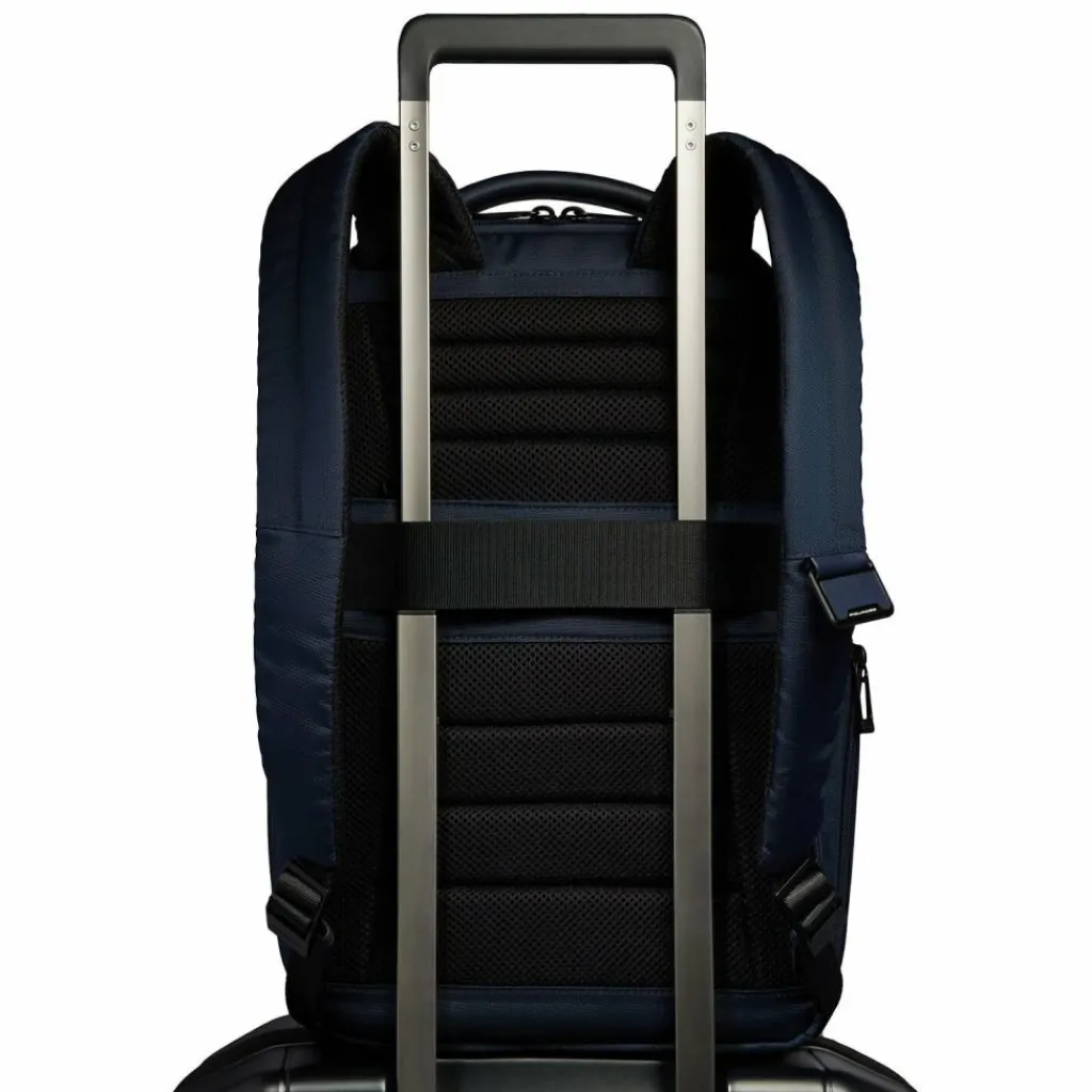 Outlet Piquadro Wollem Daypack RFID Schutz 42 cm Laptopfach blue