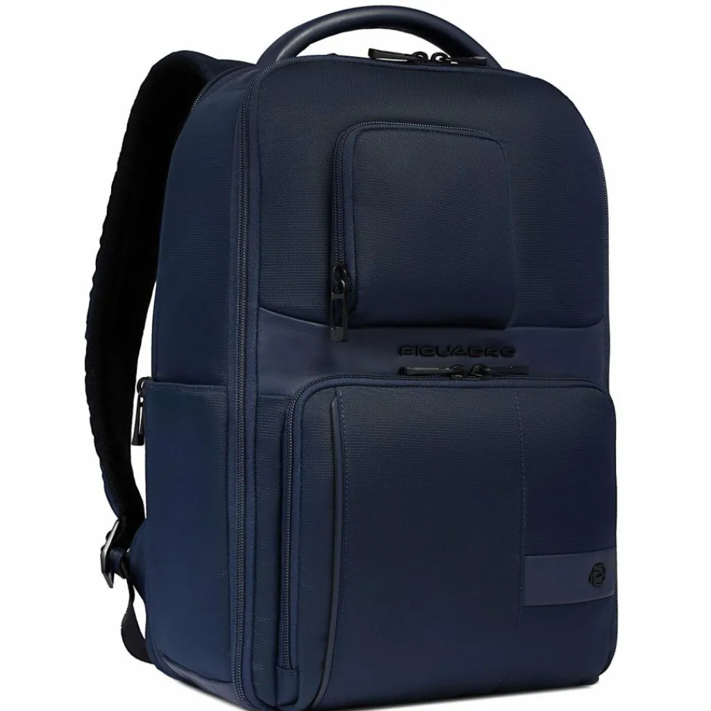 Outlet Piquadro Wollem Daypack RFID Schutz 42 cm Laptopfach blue