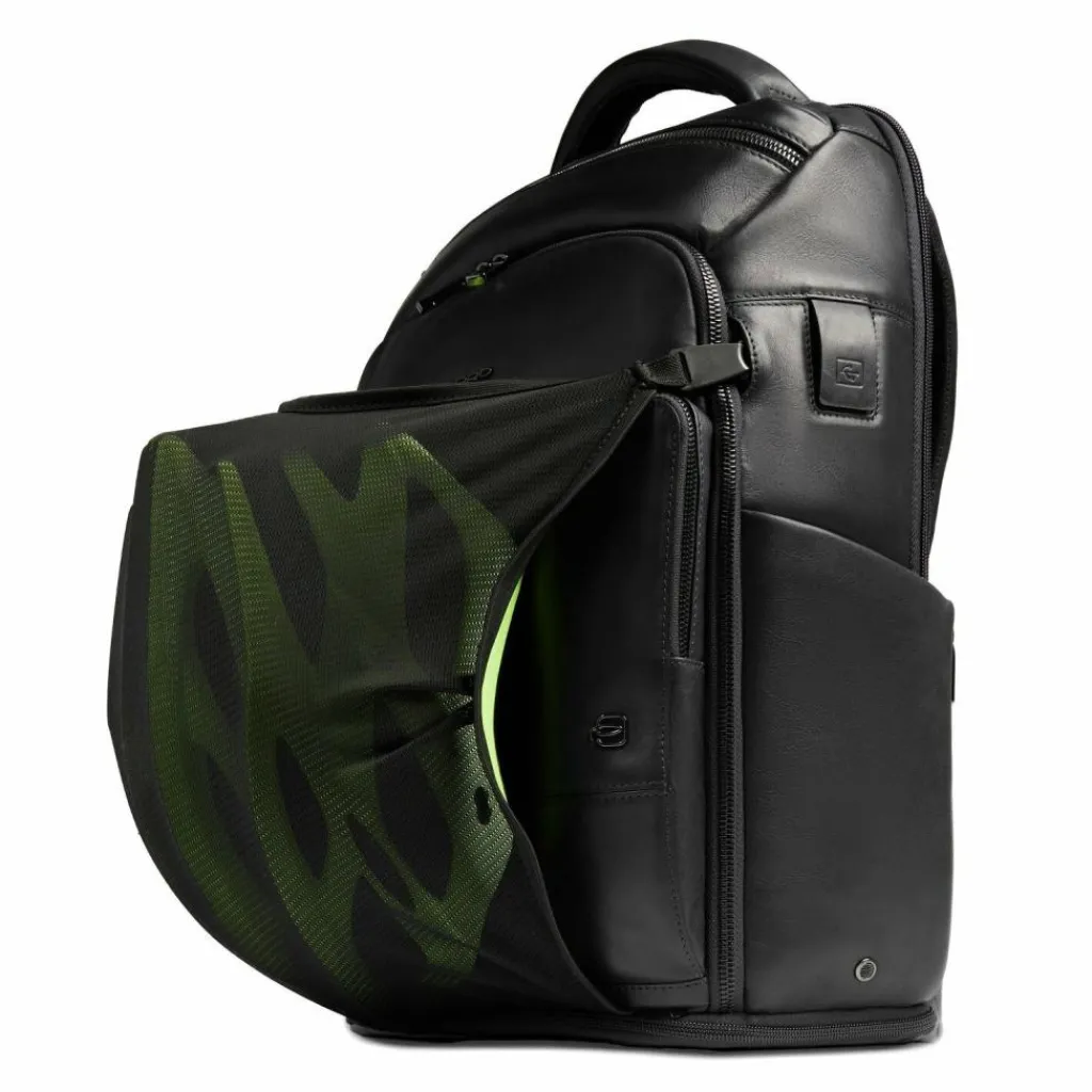 Piquadro Lederrucksäcke|Daypacks<Zaino Reiserucksack RFID Leder 44 cm Laptopfach black