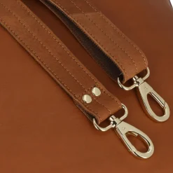 Plevier Edge Aktentasche RFID Schutz Leder 40 cm Laptopfach cognac