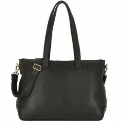 Online Plevier Edge Aktentasche RFID Schutz Leder 40 cm Laptopfach schwarz