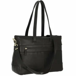 Online Plevier Edge Aktentasche RFID Schutz Leder 40 cm Laptopfach schwarz