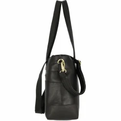 Online Plevier Edge Aktentasche RFID Schutz Leder 40 cm Laptopfach schwarz