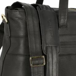 Online Plevier Edge Aktentasche RFID Schutz Leder 40 cm Laptopfach schwarz