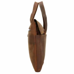 Plevier 500er Serie Aktentasche Leder 42 cm Laptopfach braun