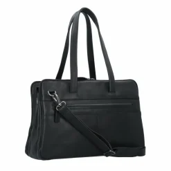 Sale Plevier Hearst Aktentasche Leder 43 cm Laptopfach schwarz