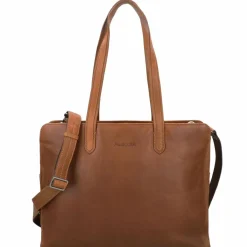 New Plevier Power Aktentasche Leder 41.5 cm Laptopfach cognac