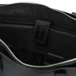New Plevier Power Shopper Tasche Leder 41 cm Laptopfach schwarz
