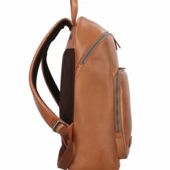 Plevier Lederrucksäcke|Business-Rucksäcke<Rock Amaril Business-Rucksack Leder 43 cm Laptopfach cognac