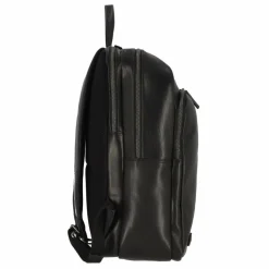 Plevier Lederrucksäcke|Daypacks<Rock Opal Daypack Leder 43 cm Laptopfach schwarz