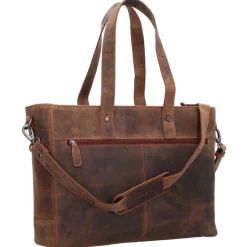 Plevier Shopper Tasche Leder 41 cm Laptopfach