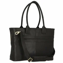 Plevier Structure Antilla Schultertasche RFID Schutz Leder 40 cm Laptopfach