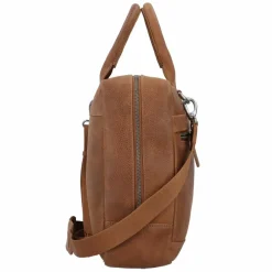 Sale Plevier Urban Aktentasche Leder 39 cm Laptopfach cognac