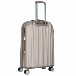 Polestream Koffersets Als Hartgepäck|Koffersets 3-Teilig<Moonrock 4 Rollen Kofferset 3-teilig mit Dehnfalte rosesilver brushed