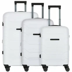 Polestream Strz by Asteroid 4 Rollen Kofferset 3-teilig mit Dehnfalte