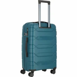 Discount Polestream Strz by Asteroid 4 Rollen Trolley M 64 cm mit Dehnfalte deepsea green