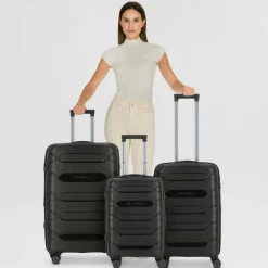 Polestream Strz by Asteroid 4 Rollen Kofferset 3-teilig mit Dehnfalte