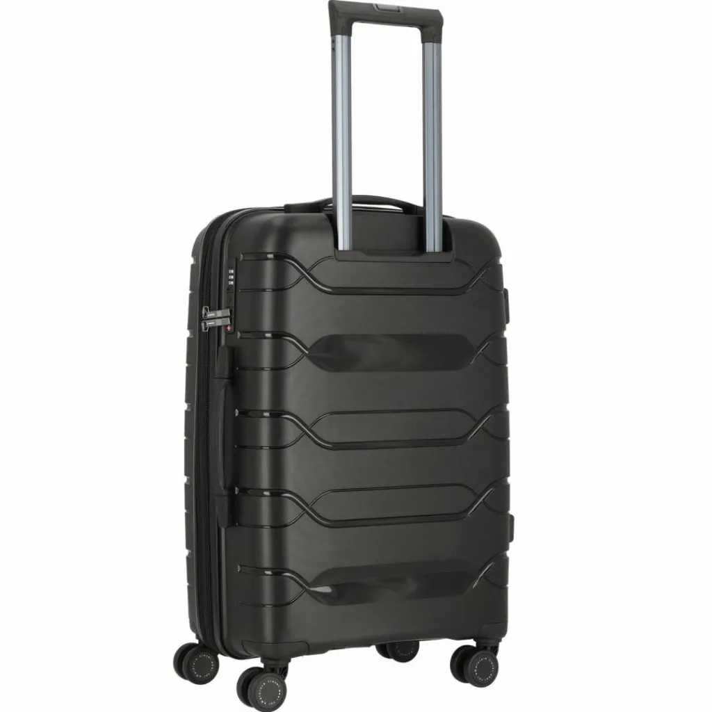 Polestream Strz by Asteroid 4 Rollen Kofferset 3-teilig mit Dehnfalte