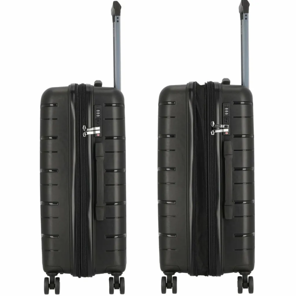 Polestream Strz by Asteroid 4 Rollen Kofferset 3-teilig mit Dehnfalte