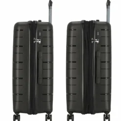 Best Polestream Strz by Asteroid 4 Rollen Trolley L 74 cm mit Dehnfalte black