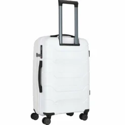 Polestream Strz by Asteroid 4 Rollen Trolley M 64 cm mit Dehnfalte pearl white