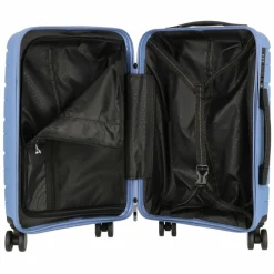 Polestream Hartgepäck Kabinengepäck|4-Rollen Kabinentrolleys<Strz by Asteroid 4 Rollen Kabinentrolley 55 cm ice blue