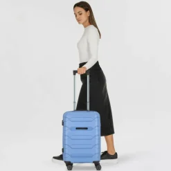 Polestream Hartgepäck Kabinengepäck|4-Rollen Kabinentrolleys<Strz by Asteroid 4 Rollen Kabinentrolley 55 cm ice blue