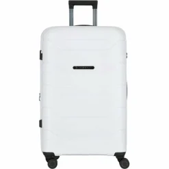 Polestream Hartgepäck|4-Rollen Koffer<Strz by Asteroid 4 Rollen Trolley L 74 cm mit Dehnfalte pearl white