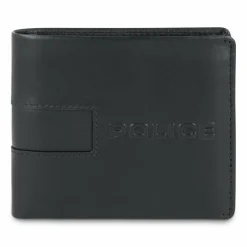 Police Herrengeldbörsen Querformat<Geldbörse Leder 11 cm black