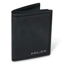 Outlet Police Geldbörse Leder 9 cm black