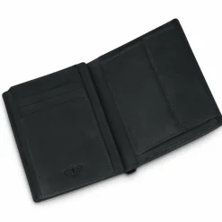 Outlet Police Geldbörse Leder 9 cm black