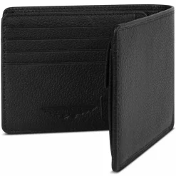 Herren Police Geldbörse RFID Leder 12 cm ausklappbar mit Reißverschlussfach