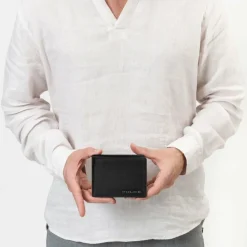 Police Herrengeldbörsen Querformat<Geldbörse RFID Schutz Leder 10.5 cm black