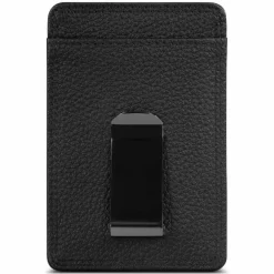 Police Kreditkartenetui RFID Schutz Leder 7 cm black