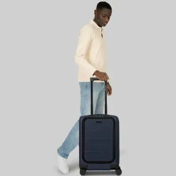 Police London 4 Rollen Kabinentrolley 55 cm Laptopfach mit Dehnfalte