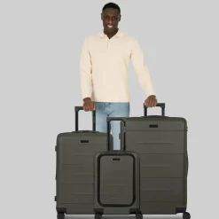 Police London 4 Rollen Kofferset 3-teilig mit Dehnfalte