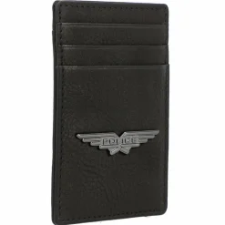 Police PT150-08536 Kreditkartenetui Leder 7 cm mit Geldscheinklammer