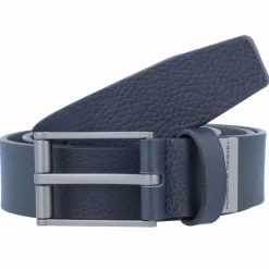 Clearance Porsche Design Montana Gürtel Leder dunkelblau