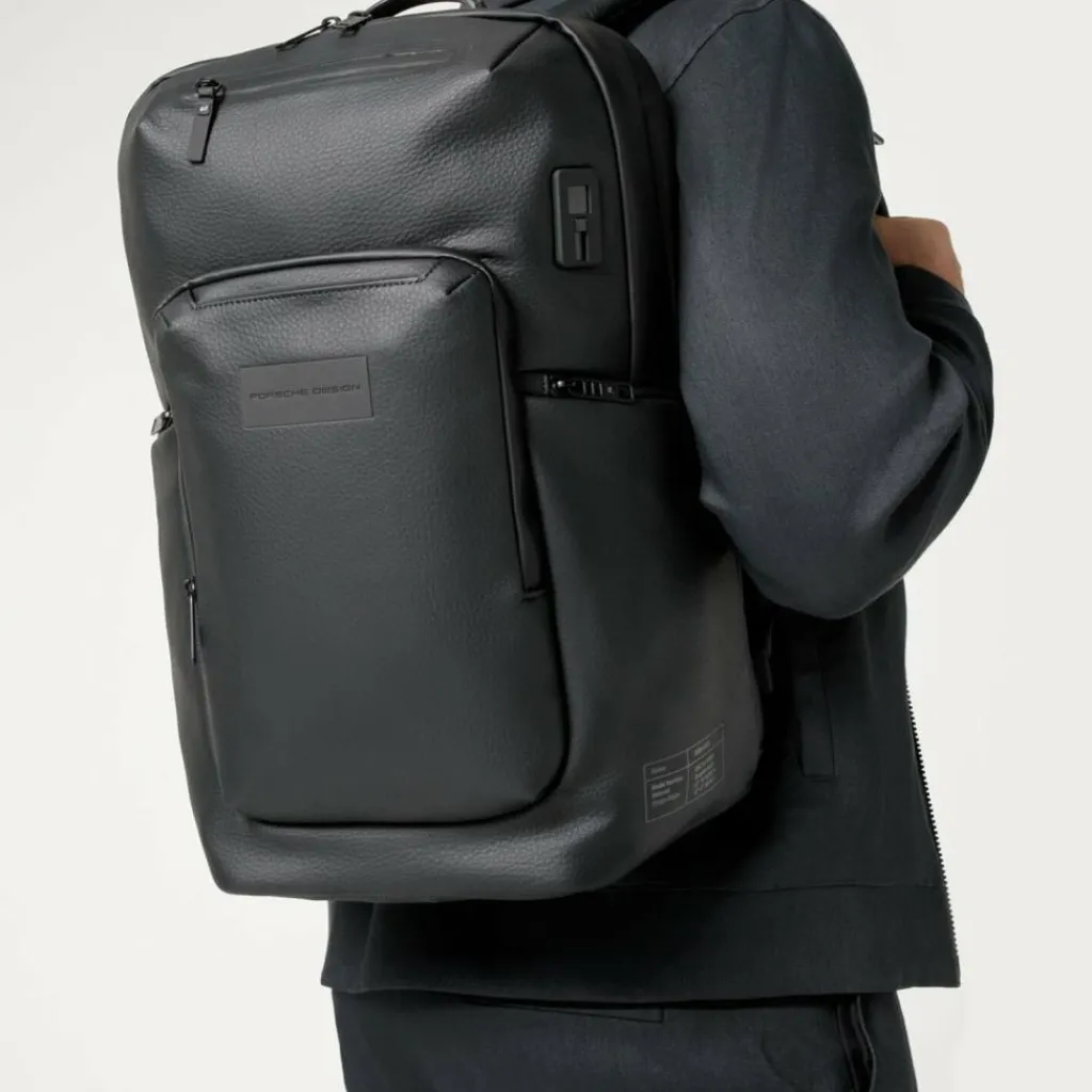 Porsche Design Lederrucksäcke|Daypacks<Urban Eco Daypack Leder 41 cm Laptopfach black