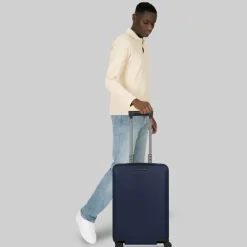 Porsche Design Hartgepäck Kabinengepäck|4-Rollen Kabinentrolleys<Voyager 3.0 4 Rollen Kabinentrolley S 55 cm mit Dehnfalte ocean blue