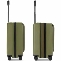 Porsche Design Hartgepäck Kabinengepäck|4-Rollen Kabinentrolleys<Voyager 3.0 4 Rollen Kabinentrolley S 55 cm Laptopfach mit Dehnfalte olive