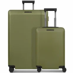 Porsche Design Voyager 3.0 4 Rollen Kofferset 2-teilig mit Dehnfalte olive