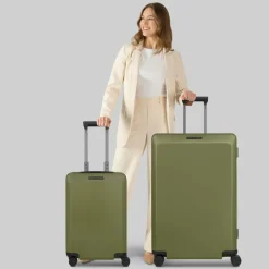 Porsche Design Voyager 3.0 4 Rollen Kofferset 2-teilig mit Dehnfalte olive