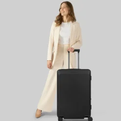 Porsche Design Hartgepäck|4-Rollen Koffer<Voyager 3.0 4 Rollen Trolley M 69 cm mit Dehnfalte black