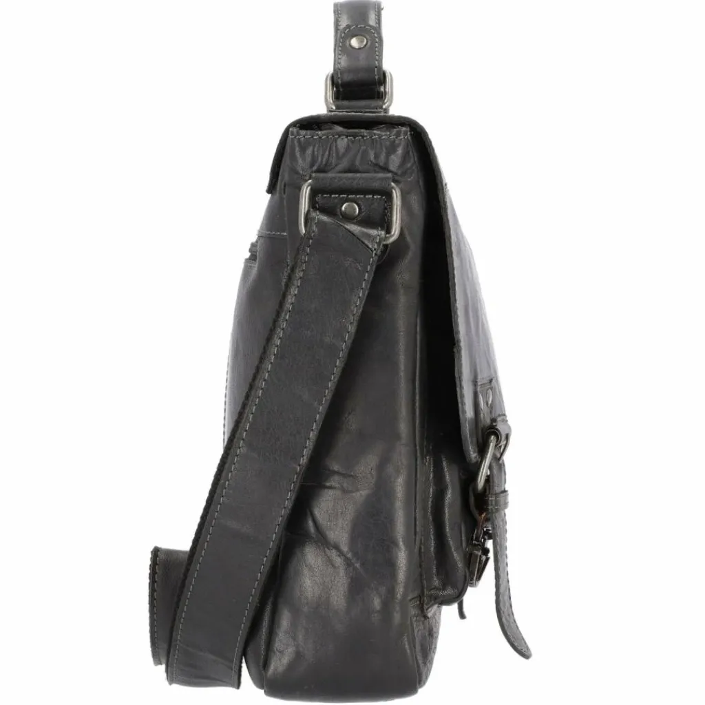 Pride and Soul Laptoptaschen|Aktentaschen<Baggie Aktentasche Leder 35 cm Laptopfach schwarz